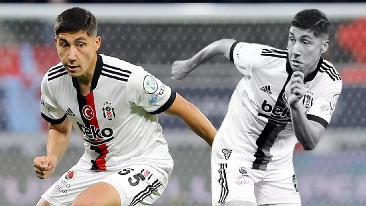 Emirhan lkhan of Besiktas JK dribbles with the ball past Papy News Photo  - Getty Images