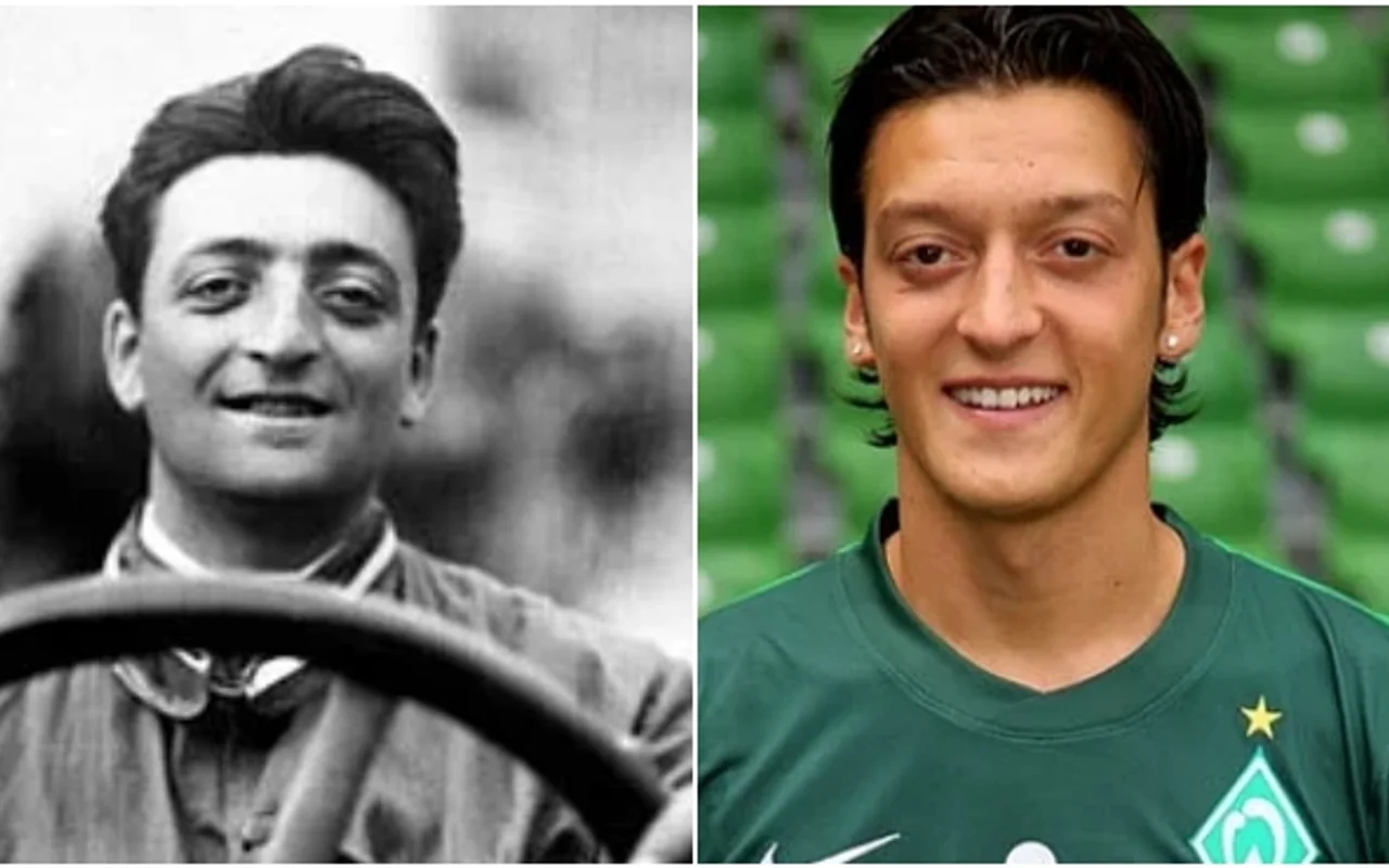 mesut ozil and ferrari