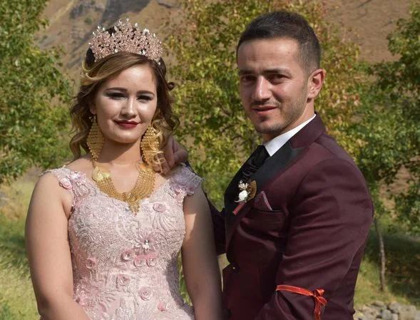 Aşiret düğününde gelin altına boğuldu!
