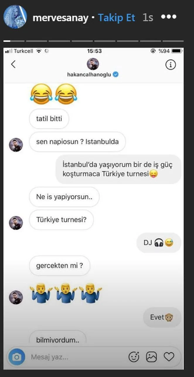Merve Sanay ve Engin Öztürk'ün özel mesajları ifşa oldu!