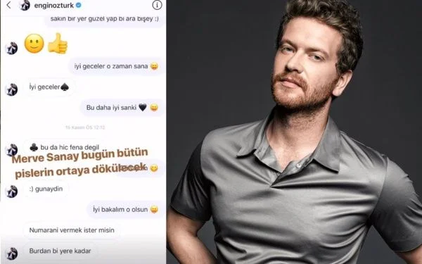 Merve Sanay ve Engin Öztürk'ün özel mesajları ifşa oldu!