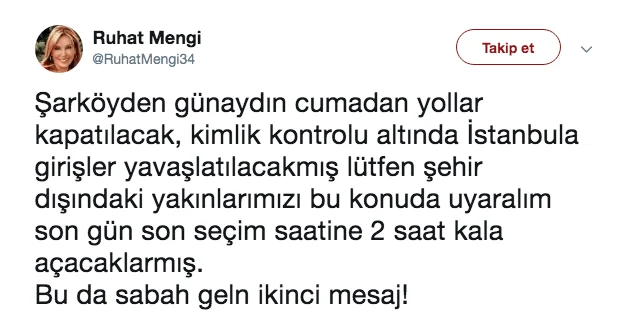 Ruhat Mengi bu seçimde de alay konusu oldu!