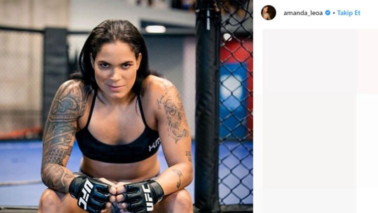 UFC dövüşçüsü Nunes çırılçıplak antrenman yaptı!