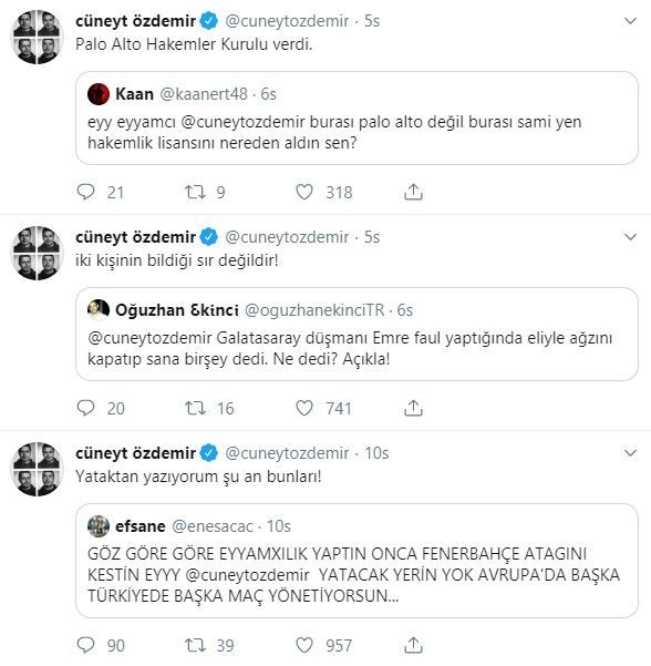 Cüneyt Özdemir kendisini hakem sananlara takıldı!