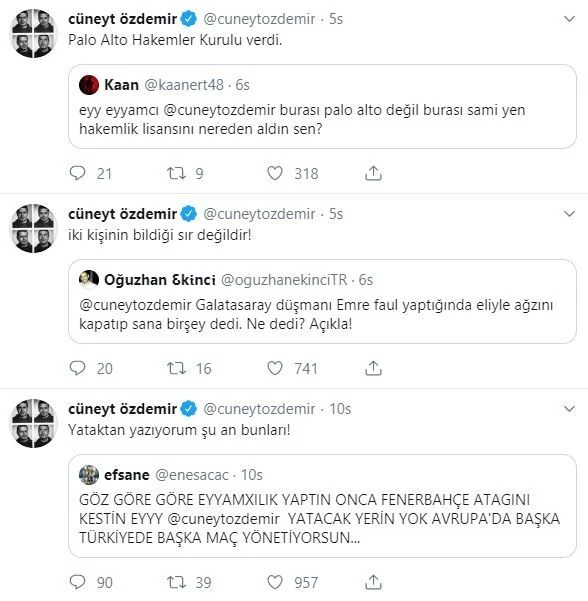 Cüneyt Özdemir kendisini hakem sananlara takıldı!