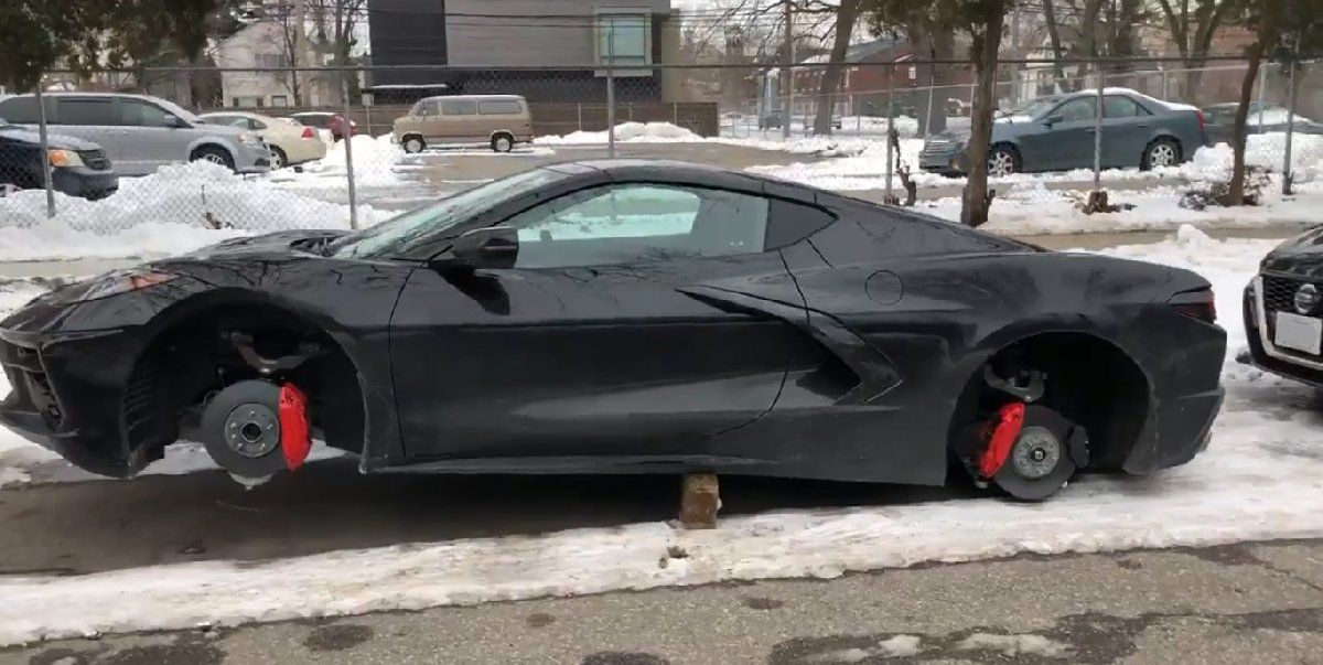 3 milyon dolarlık Corvette C8'e bunu yaptılar!