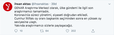 Cumhur İttifakı oy oranı ne kadar oldu? Koronavirüs Cumhur İttfakı'nın oylarını yükseltti mi?