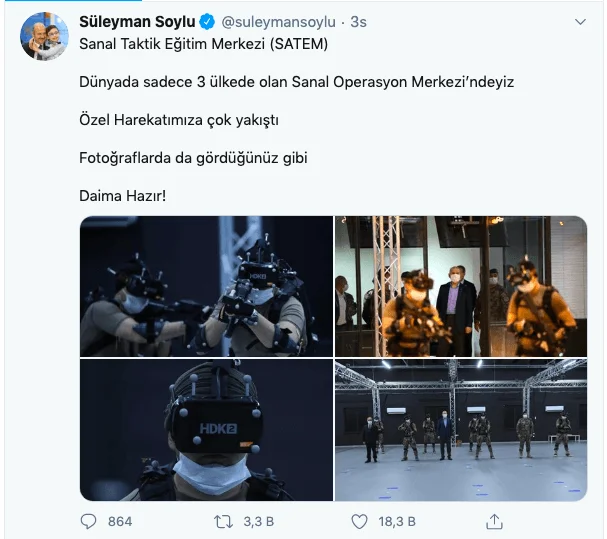 Bakan Soylu Sanal Operasyon Merkezi SATEM'de! Dünyada sadece 3 ülkede var...