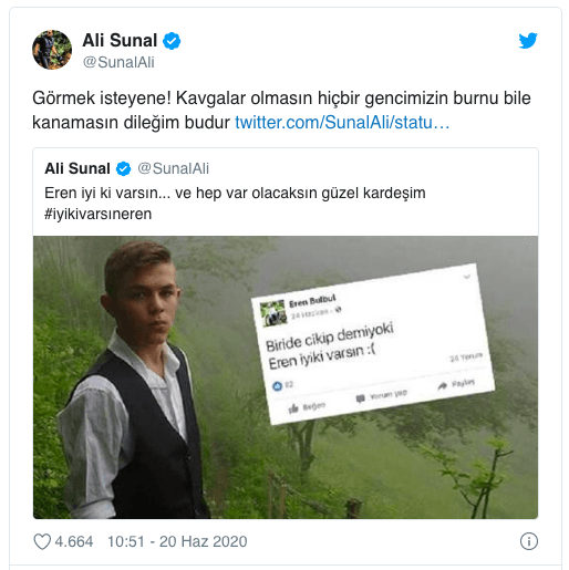 Ali Sunal Eren Bülbül için ne dedi? Güldür Güldür İzlemiyoruz kampanyasına Ali Sunal'dan Manidar Yanıt!