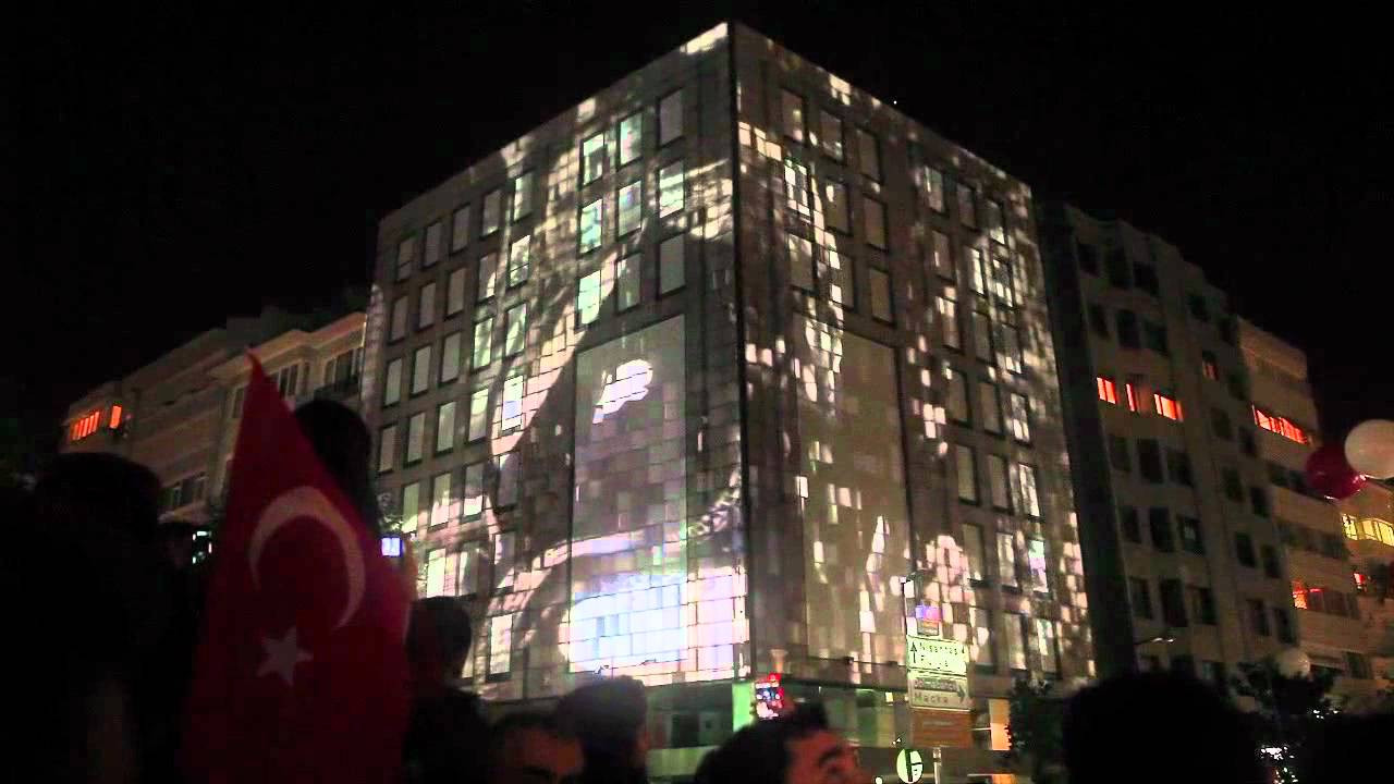 29 Ekim Cumhuriyet Bayramı - Mapping Gösterisi - YouTube