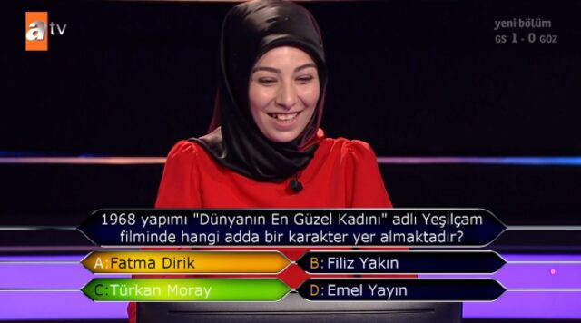 Milyoner'de olay olan Yeşilçam sorusu! - Resim : 2