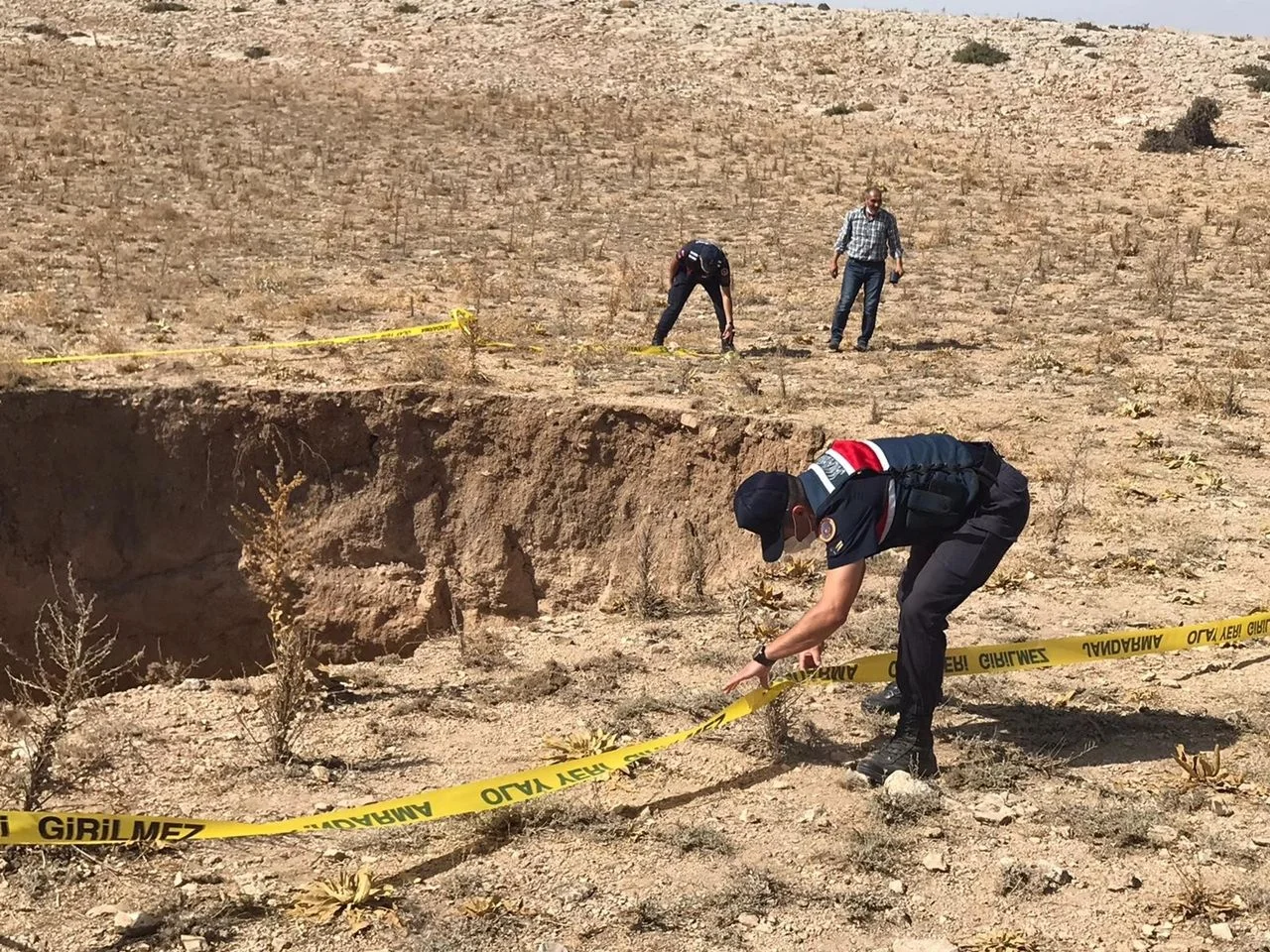 Konya'da bir obruk daha oluştu