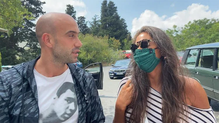 Çağrı Atakan sevgilisi Eda Taşpınar’a laf atanları dövdü