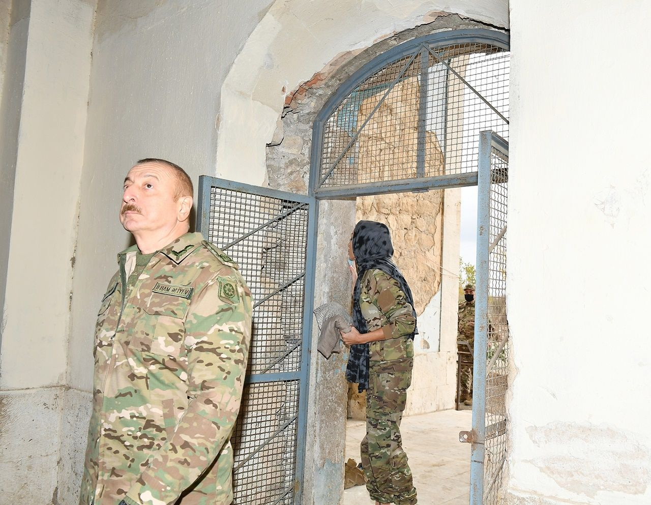 Aliyev çiftinden Ağdam'a ziyaret