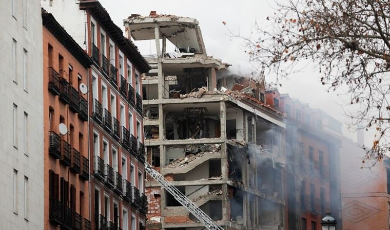 İspanya'nın başkenti Madrid'te şiddetli patlama