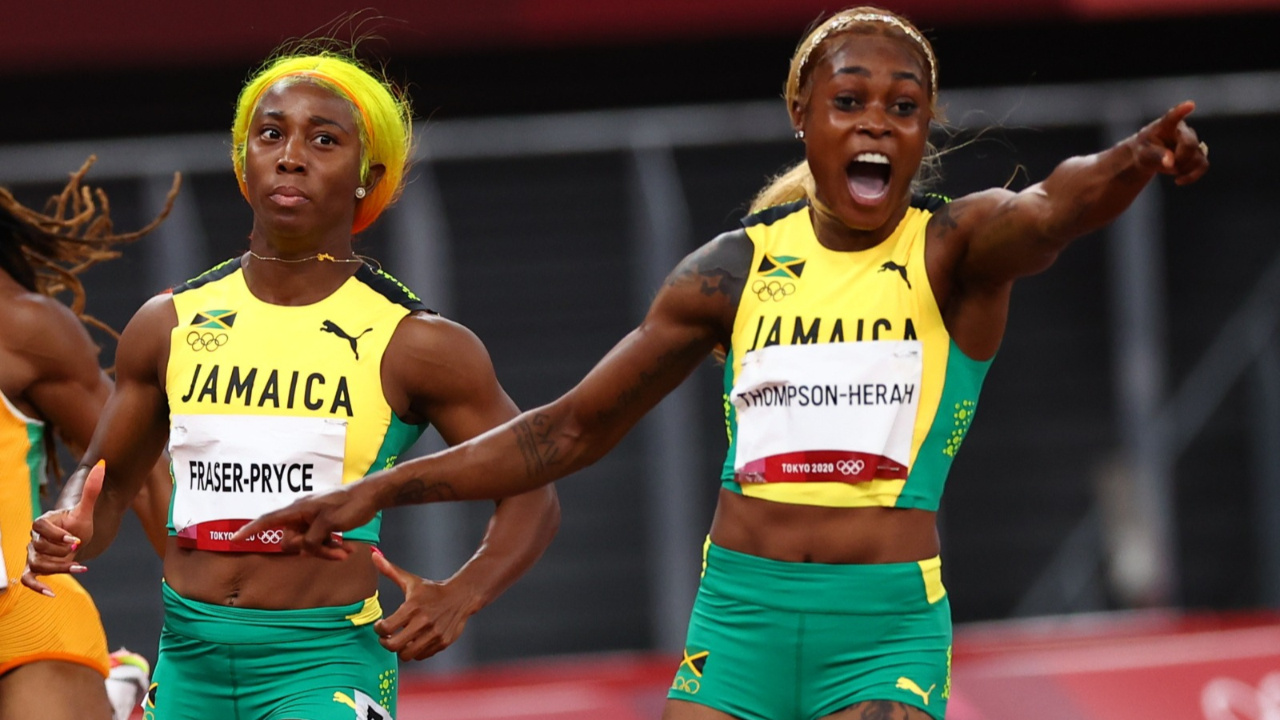 Jamaikalı atlet Elaine Thompson'dan 100 metrede yeni olimpiyat rekoru geldi