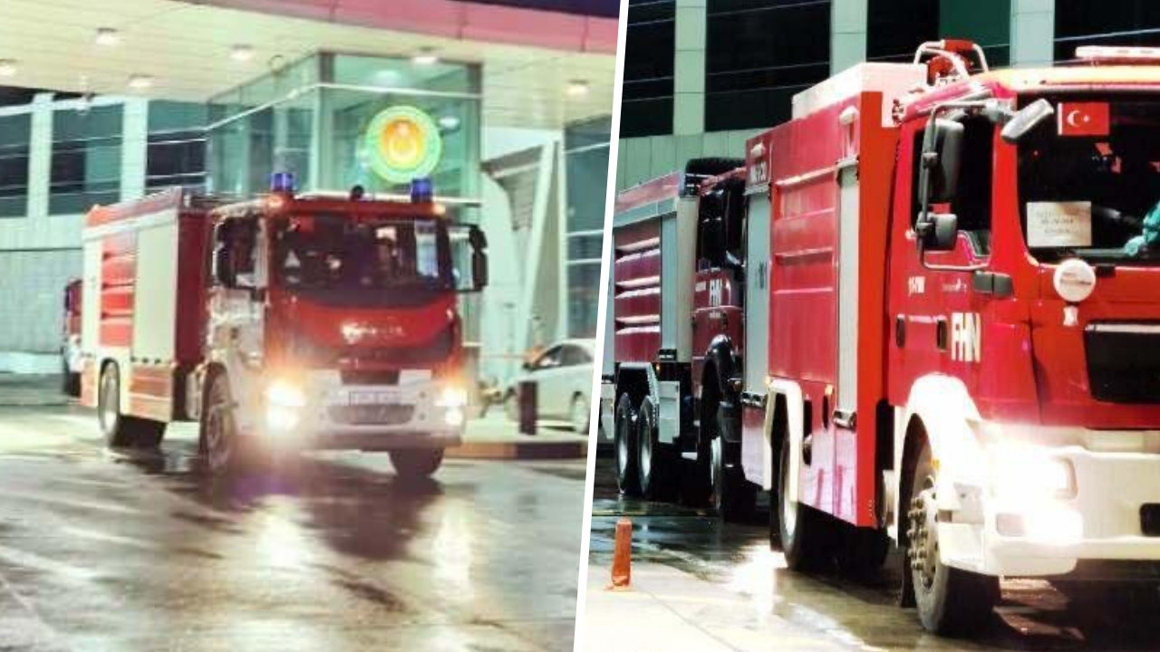 Kardeş ülke Azerbaycan'ın yangın söndürme ekipleri Türkiye'ye giriş yaptı!