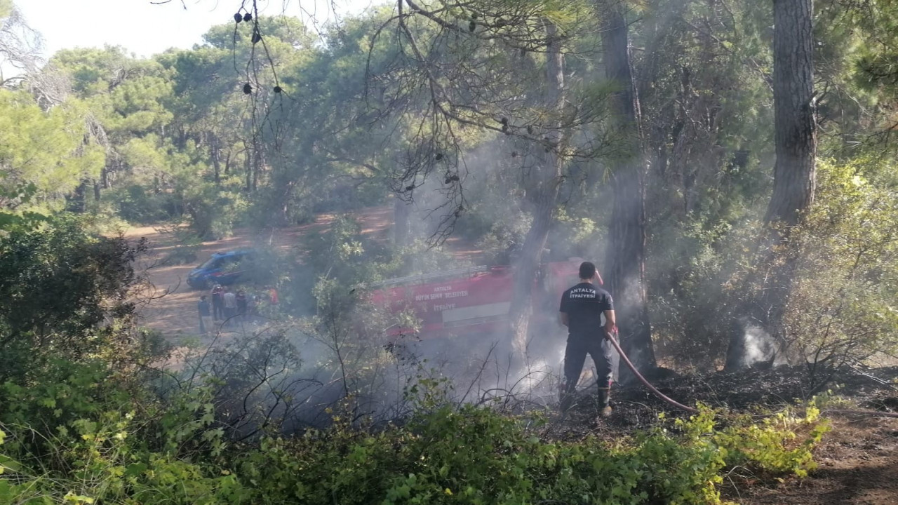 Mavavgat'ta üç noktada yangın çıkartmıştı! Dördüncü noktayı yakmaya çalışırken yakalandı