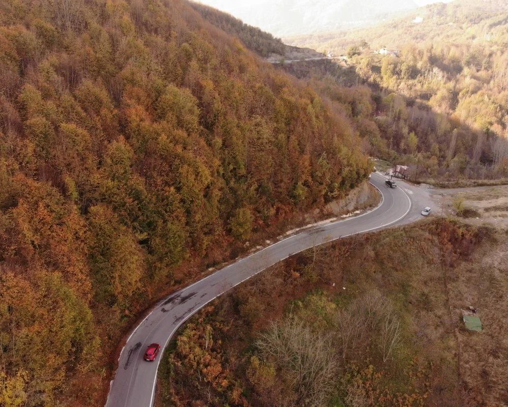 Zonguldak ormanlarındaki hazan renkleri kendine hayran bıraktırıyor