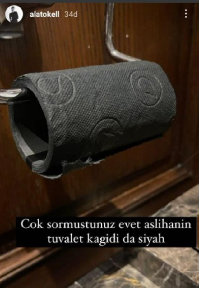Aslıhan Doğan Turan'ın evindeki tuvalet peçetesi 'yok artık' dedirtti