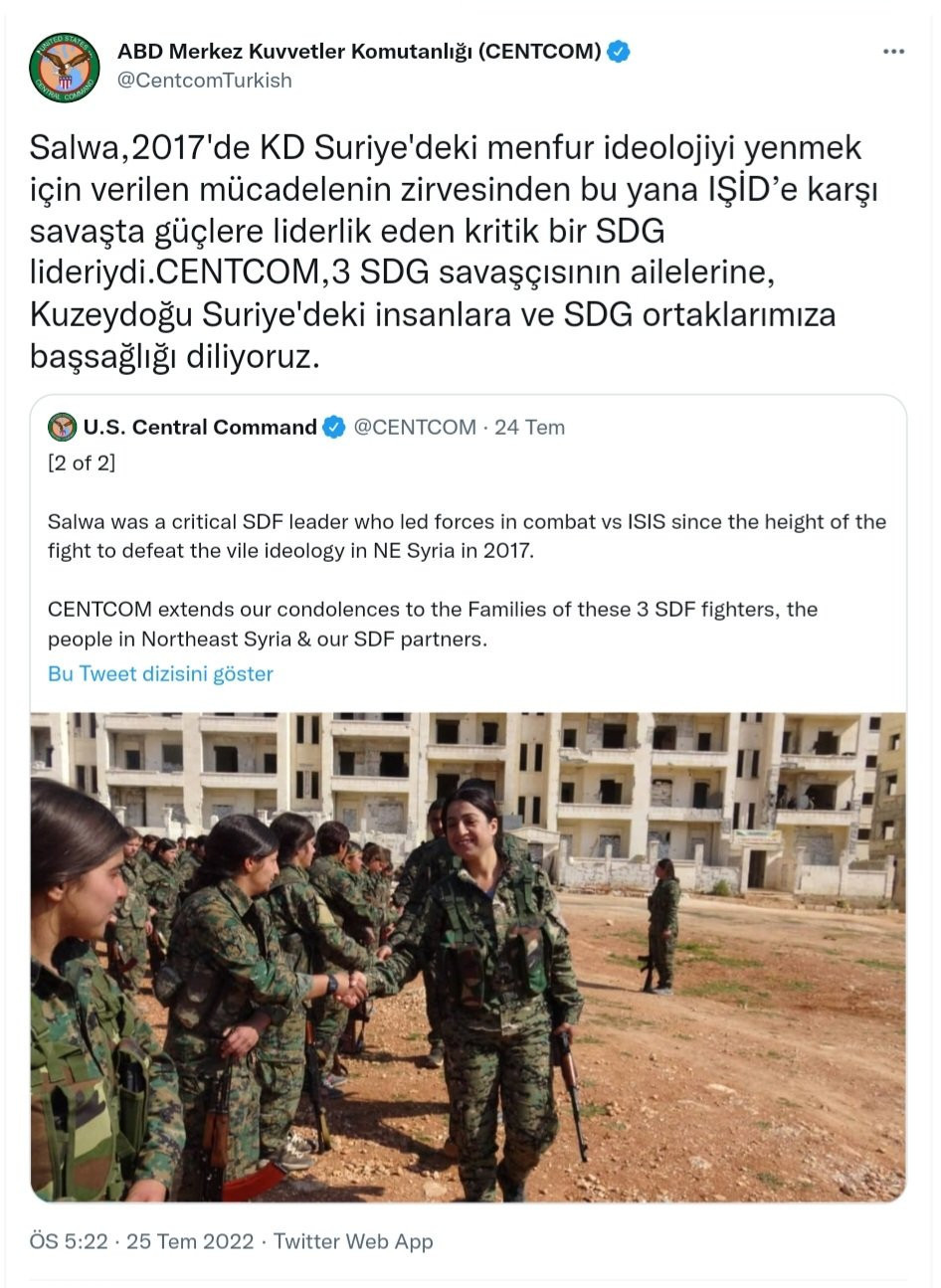 Bakan Soylu'dan ABD'ye taziye tepkisi: PKK yöneticisine ağıt yakan ABD'nin şehitlerimize taziyesi, terör örgütüyle sinsice eşit kılma çabasıdır