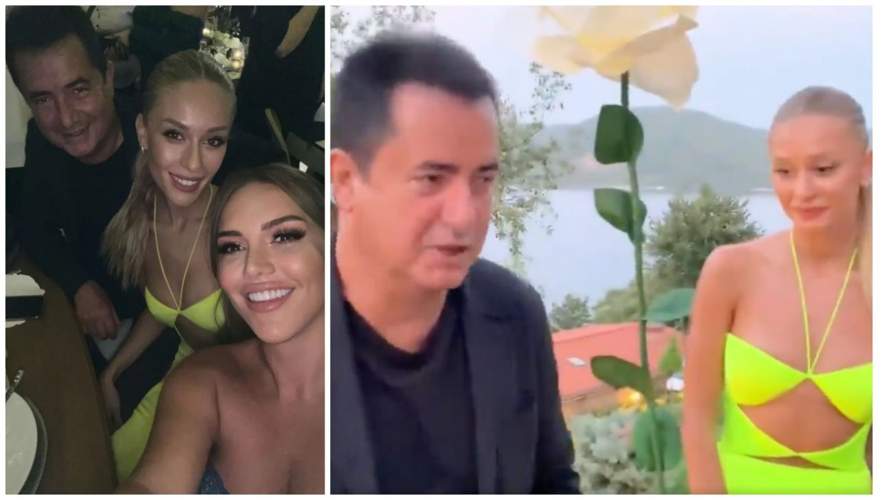 Ayrıldıkları iddia edilmişti... Acun Ilıcalı ile Çağla Altunkaya, Demet Özdemir - Oğuzhan Koç çiftinin düğününde ortaya çıktı