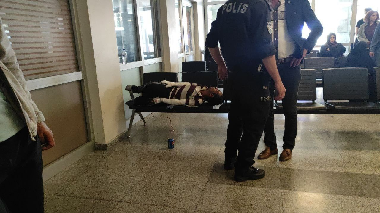 Metruk binada yangın çıktı, mahallede tansiyon yükseldi