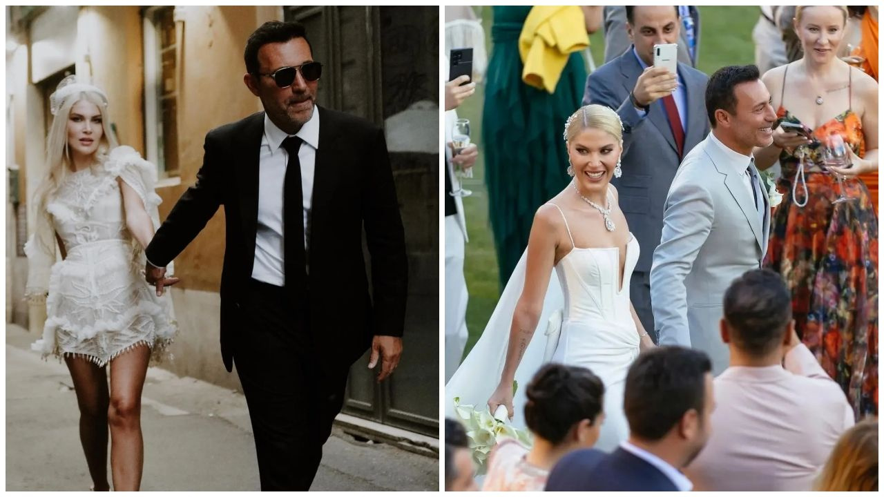Melis Sütşurup'un kardeşi Simge Sütşurup dünyaevine girdi! Nikah şahidi Mustafa Sandal oldu