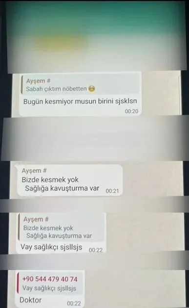 Sahte doktor Ayşe Özkiraz'ın ses kaydı ve yazışmaları ortaya çıktı! 'Bugün kesmiyor musun birini'