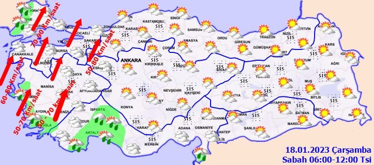 Bu illerde yaşayanlar dikkat! Meteorolojiden 19 kente fırtına uyarısı