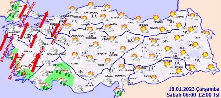 Bu illerde yaşayanlar dikkat! Meteorolojiden 19 kente fırtına uyarısı