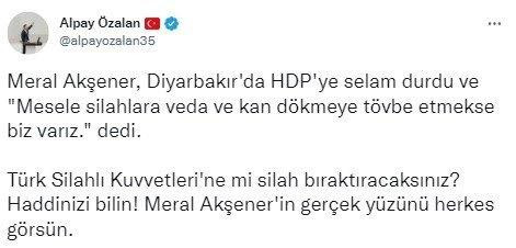 İYİ Parti'den HDP'ye yeşil ışık! "Kan dökmeye tövbe etmekse biz varız"