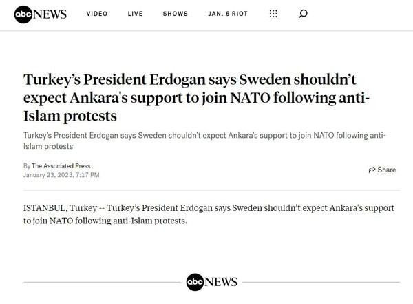 Erdoğan, İsveç'e NATO kapısını kapattı, France 24 algıya başladı - Resim : 5