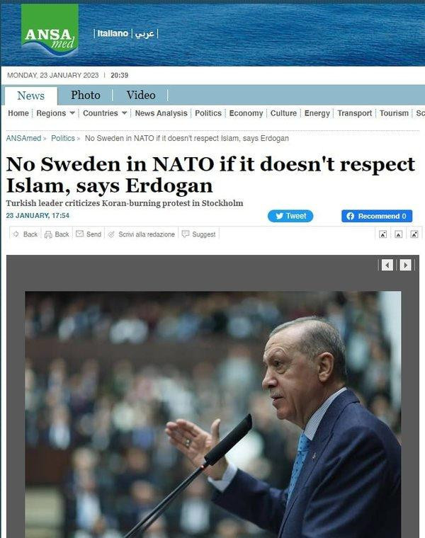 Erdoğan, İsveç'e NATO kapısını kapattı, France 24 algıya başladı - Resim : 4