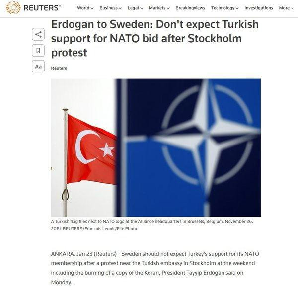 Erdoğan, İsveç'e NATO kapısını kapattı, France 24 algıya başladı - Resim : 2