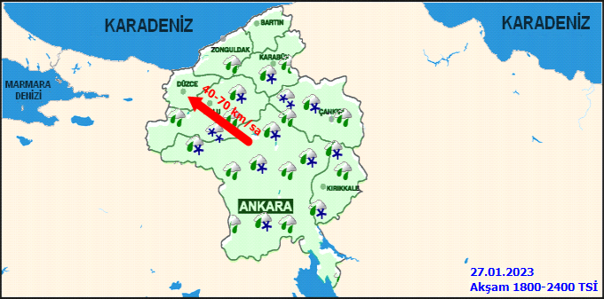 Meteorolojiden Ankaralılara kar ve fırtına uyarısı