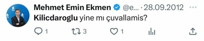 Kemal Kılıçdaroğlu ile alay eden DEVA Partili Mehmet Emin Ekmen, CHP listesine girdi