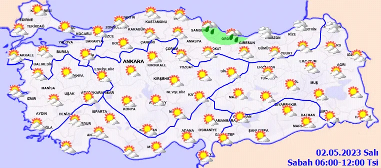 Meteorolojiden  birçok ile sağanak uyarısı! İşte 2 Mayıs hava durumu tahminleri