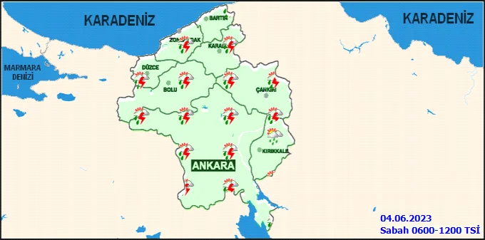 Meteoroloji Ankaralıları sarı kodla uyardı! Kuvvetli yağışlara dikkat
