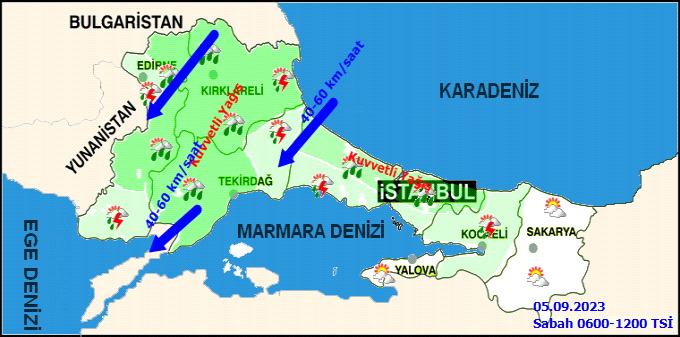 Meteorolojiden İstanbul için kuvvetli yağış ve fırtına uyarısı!