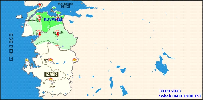 Meteoroloji İzmirlileri saat vererek uyardı! Gök gürültülü sağanak yağışlara hazır olun