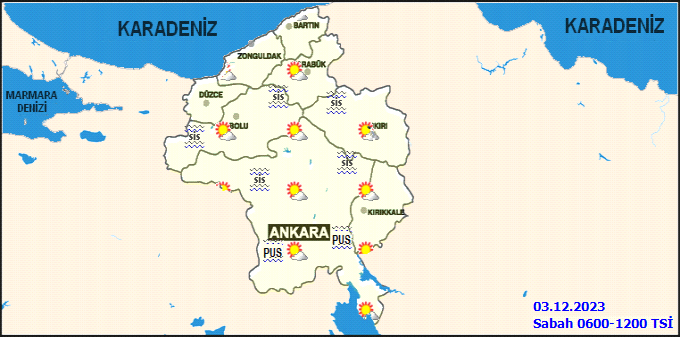 Meteorolojiden Ankara için yeni rapor! İşte 3 Aralık hava durumu tahmini