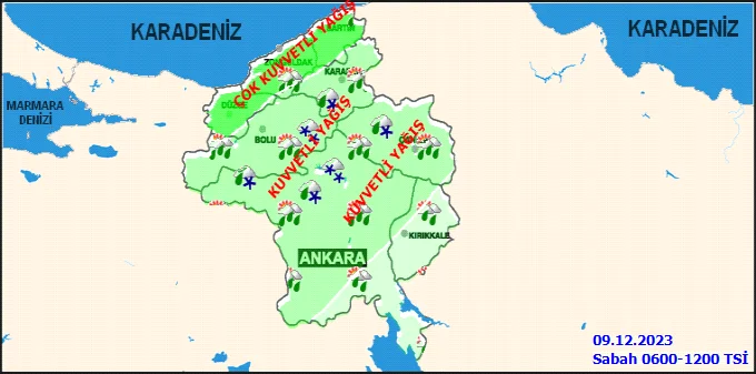 Meteorolojiden Ankara için kritik uyarı! Çok kuvvetli geliyor