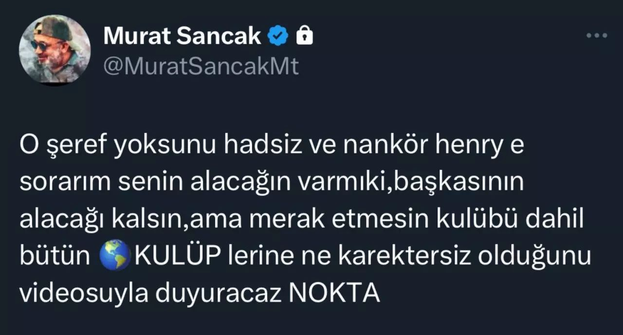 Murat Sancak ile Henry Onyekuru arasında gerilim devam ediyor! Başkandan şok cevap: "Şeref yoksunu, hadsiz, nankör..."