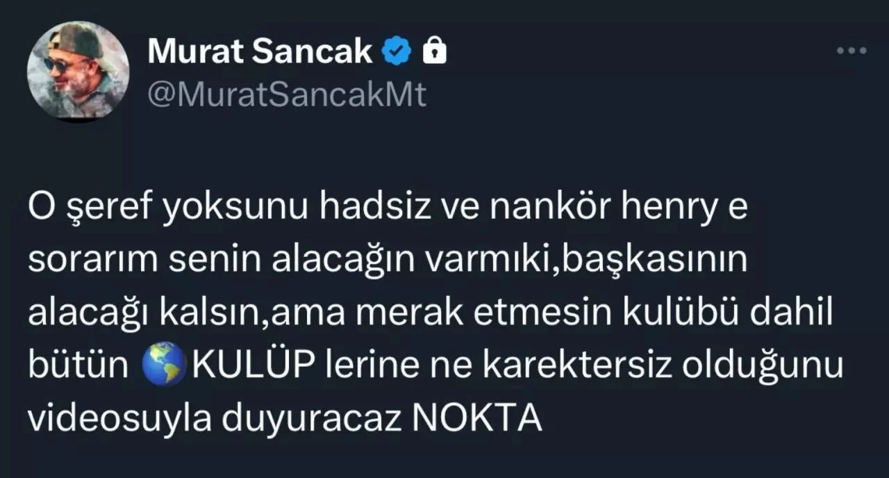 Murat Sancak ile Henry Onyekuru arasında gerilim devam ediyor! Başkandan şok cevap: "Şeref yoksunu, hadsiz, nankör..."