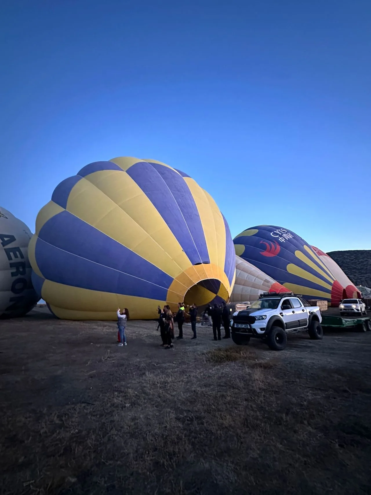 Salda semalarında balon şöleni…