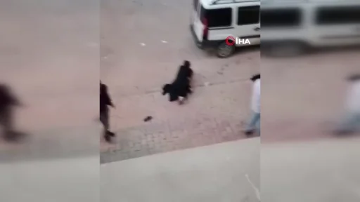 Elazığ'da sokak ortasında şiddet! Bir köşede kadınlar diğer köşede erkekler kavga etti