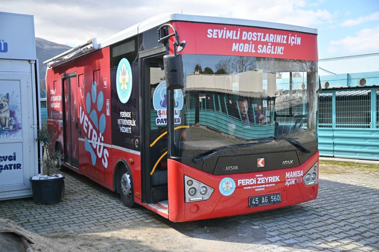 Manisa BŞB'den Vetbüs projesi; sokak hayvanlarının kısırlaştırılması ve tedavisini sağlayacak