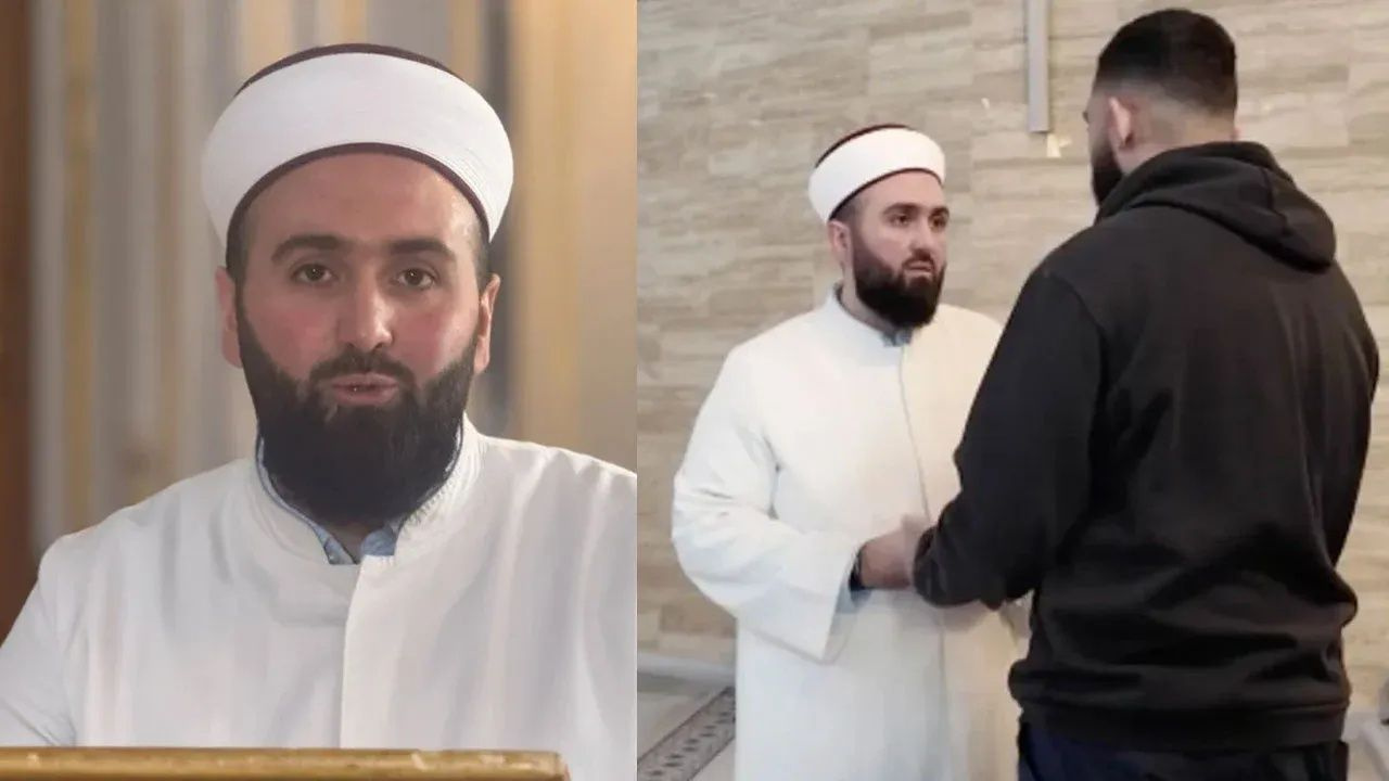 Almanya’da yetişen Türk imam Emre Şahin 3 dilde hutbe okuyor! 90 kişiyi İslam'a yönlendirdi...