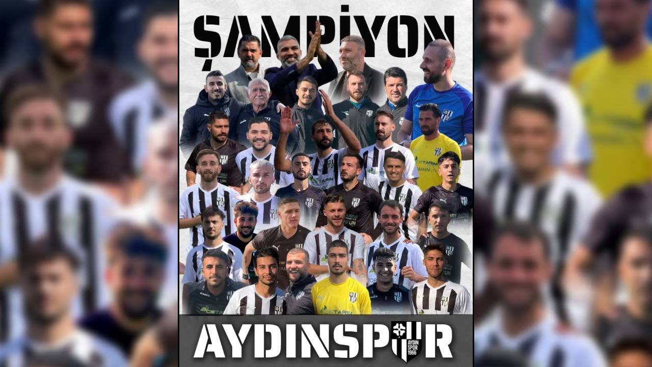 Aydınspor küllerinden doğdu, Süper Amatör'de şampiyon olarak Bölgesel Amatör Lig'e çıktı